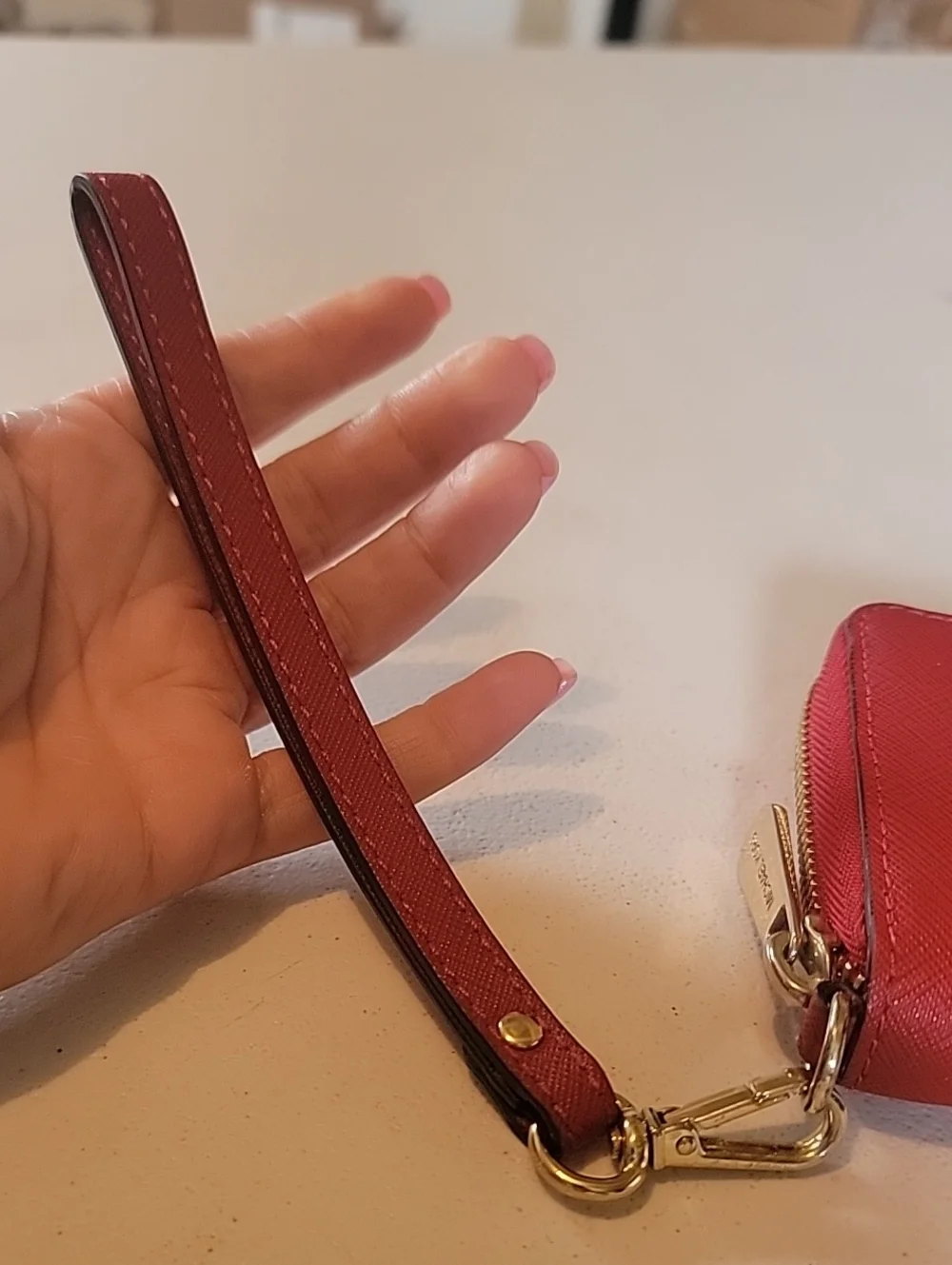 Michael Kors saffiano leather